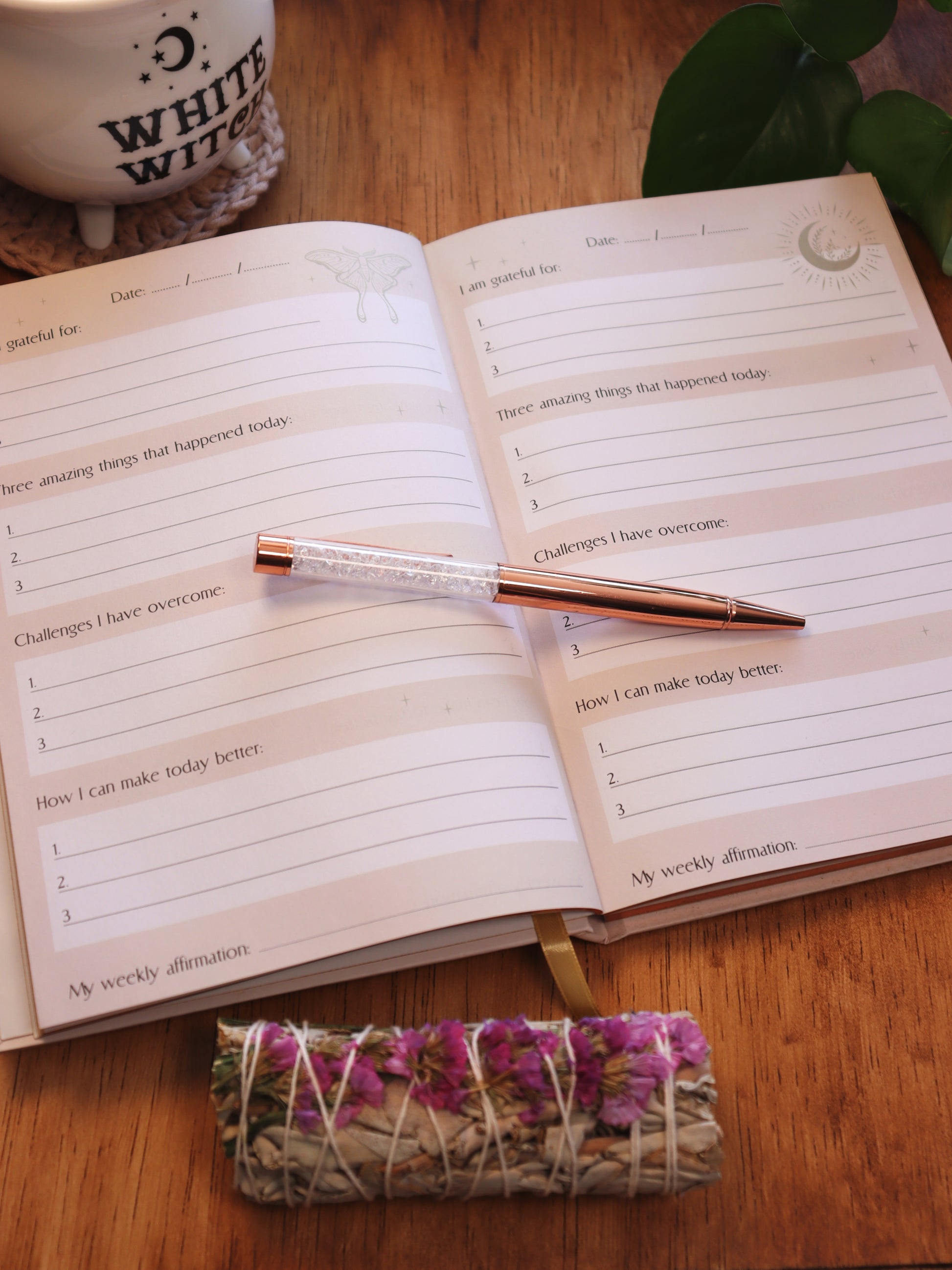 Luna Moth journal — een sacred space voor reflectie, transformatie & self-discovery.