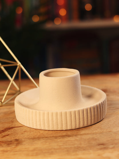 Keramieken smudge kom — voor het veilig branden van smudge sticks, kruiden of hars.